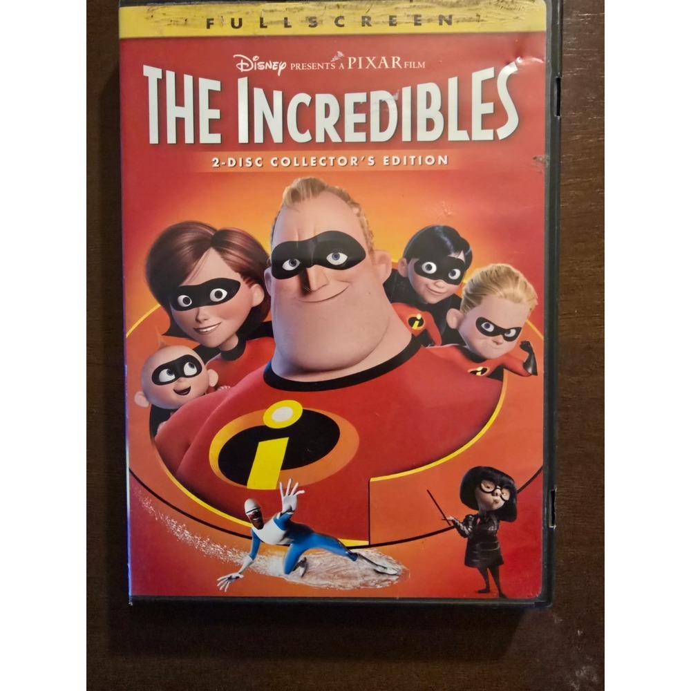 The Incredibles (DVD, 2004), 2 Disc Collector's Edition, Excellent Condition